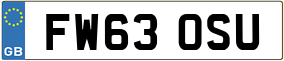 Truck License Plate